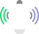 Bell Bell with sound lines representing automated policy and compliance reminders.