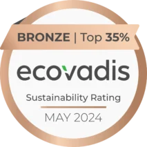 Awarded an EcoVadis Sustainability Rating for responsible business practices.